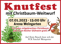 2023 Flyer Knutfest FCk Fanclub Weingarten am 07.01.23